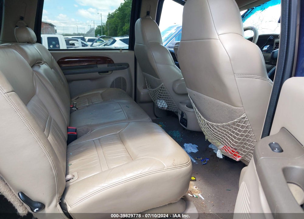 2000 FORD EXCURSION LIMITED VIN: 1FMNU43S9YED79038