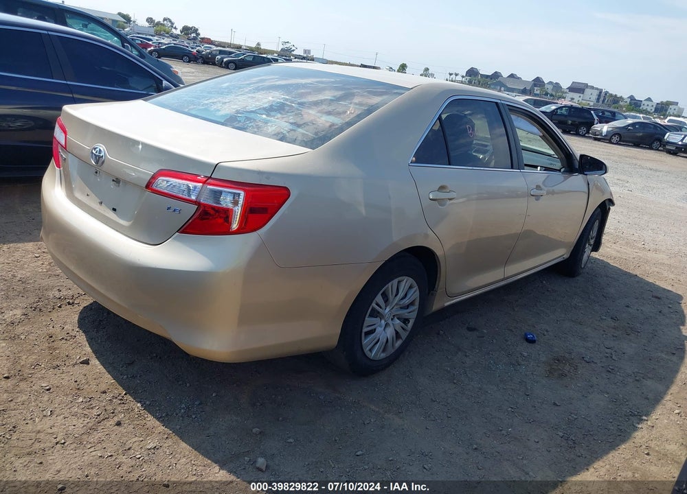 2012 TOYOTA CAMRY LE VIN: 4T1BF1FK1CU074428