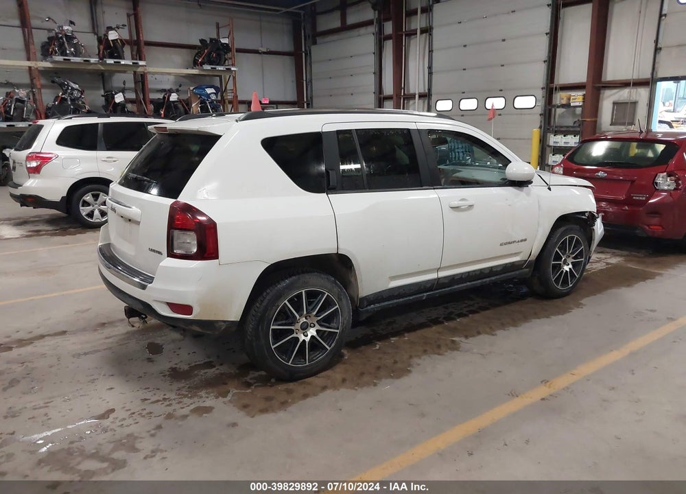 2014 JEEP COMPASS LIMITED VIN: 1C4NJCCB4ED798360