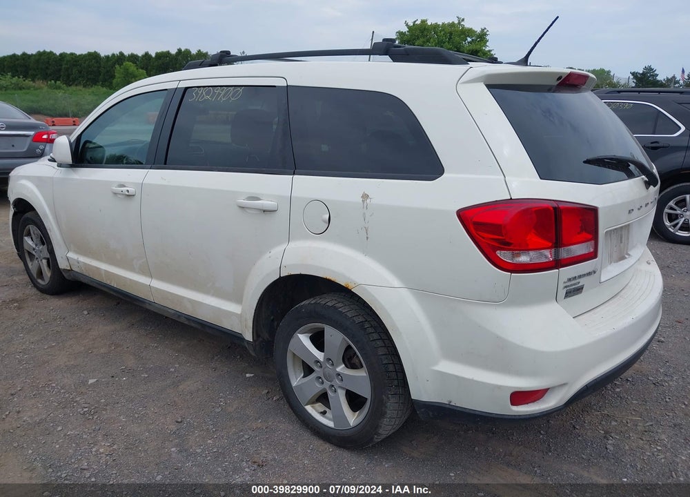 2012 DODGE JOURNEY SXT VIN: 3C4PDDBG6CT246160