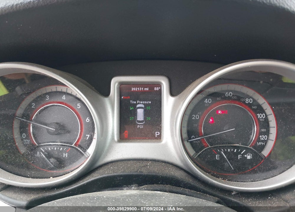 2012 DODGE JOURNEY SXT VIN: 3C4PDDBG6CT246160