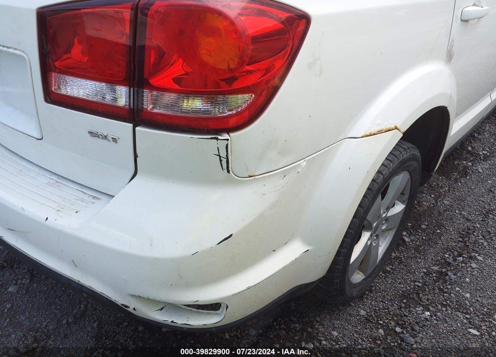 2012 DODGE JOURNEY SXT VIN: 3C4PDDBG6CT246160