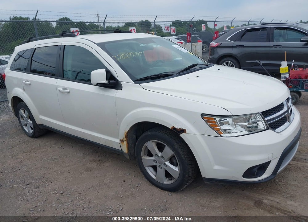2012 DODGE JOURNEY SXT VIN: 3C4PDDBG6CT246160