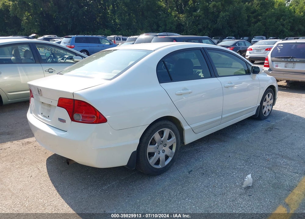 2007 HONDA CIVIC LX VIN: 2HGFA16587H316253