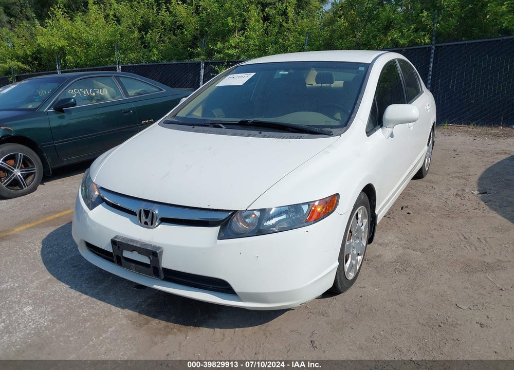 2007 HONDA CIVIC LX VIN: 2HGFA16587H316253