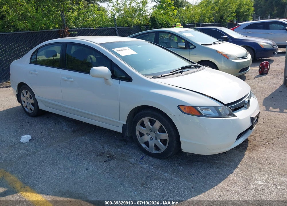 2007 HONDA CIVIC LX VIN: 2HGFA16587H316253