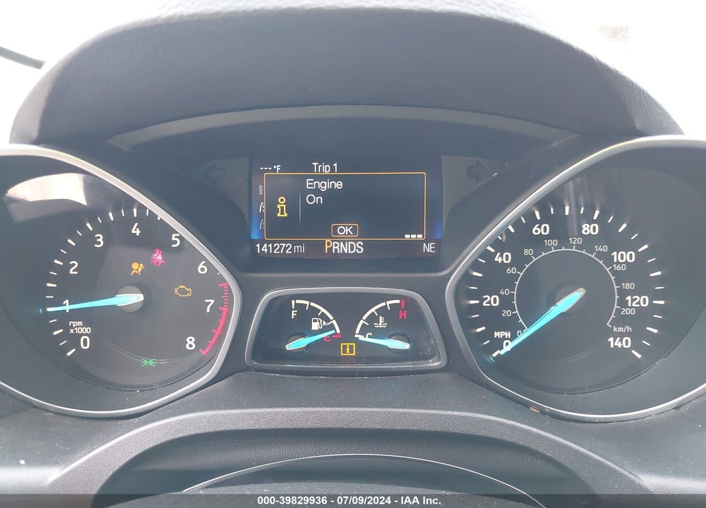 2017 FORD ESCAPE S VIN: 1FMCU0F7XHUA16082