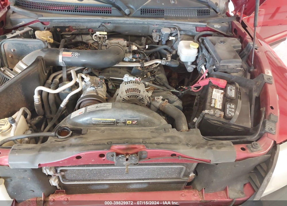 2007 DODGE DAKOTA SLT VIN: 1D7HW48PX7S176326
