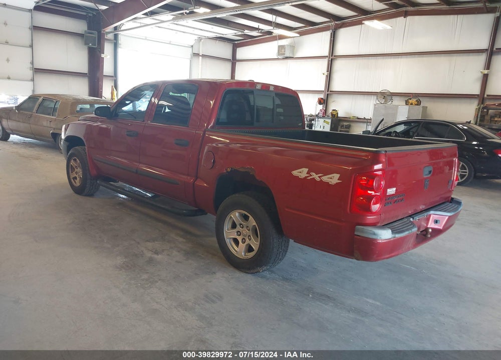 2007 DODGE DAKOTA SLT VIN: 1D7HW48PX7S176326