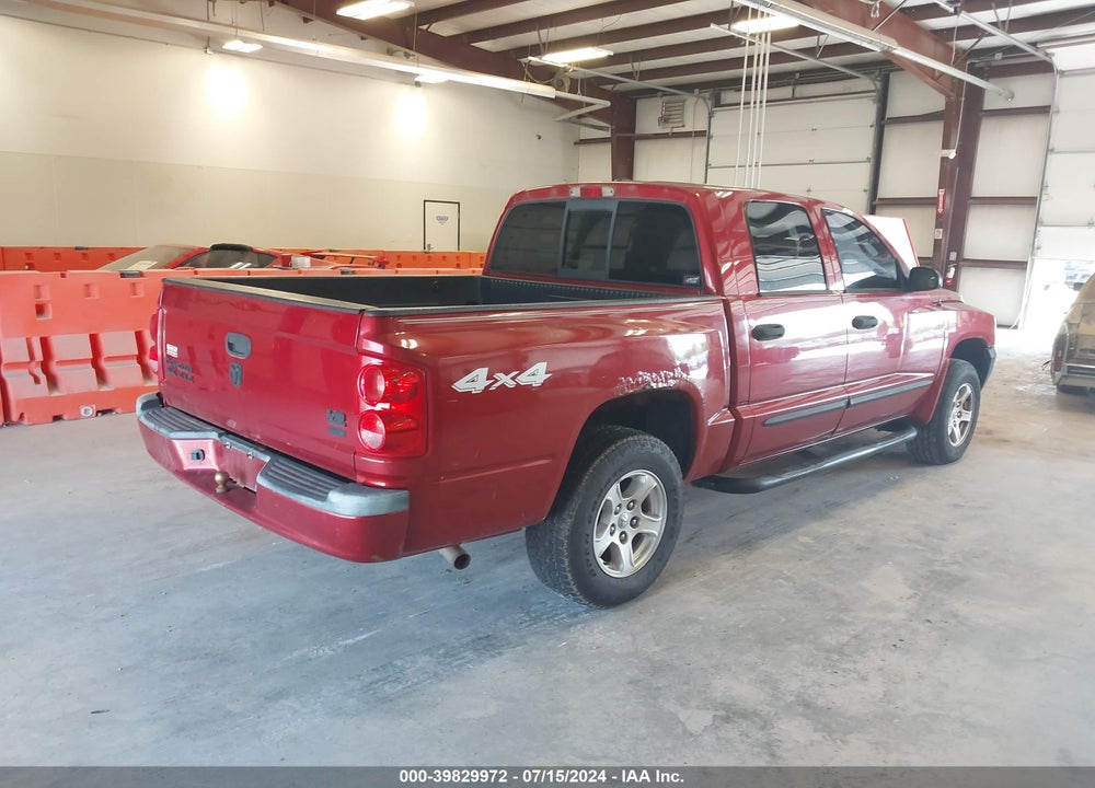 2007 DODGE DAKOTA SLT VIN: 1D7HW48PX7S176326