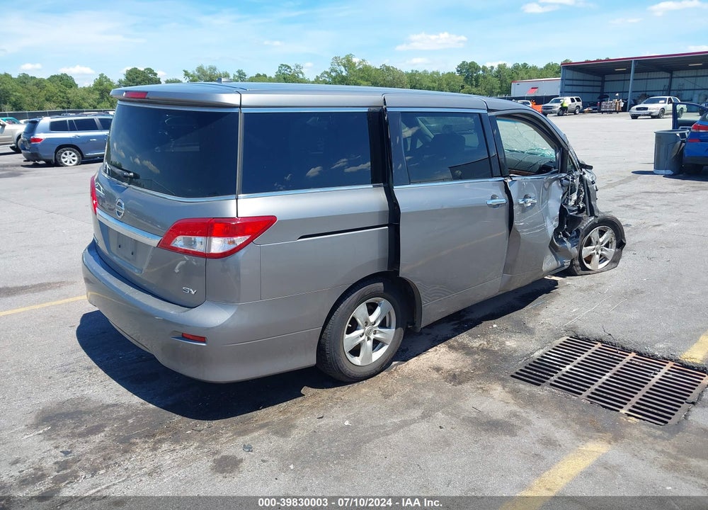 2013 NISSAN QUEST SV VIN: JN8AE2KP7D9063906