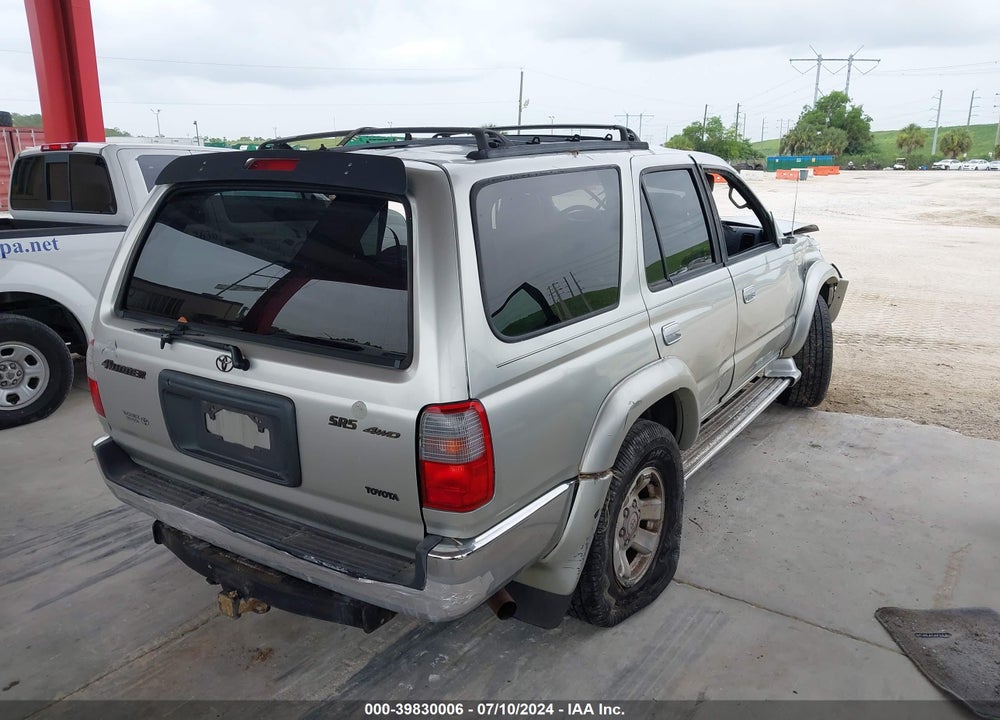 2000 TOYOTA 4RUNNER SR5 V6 VIN: JT3HN86R7Y0291234