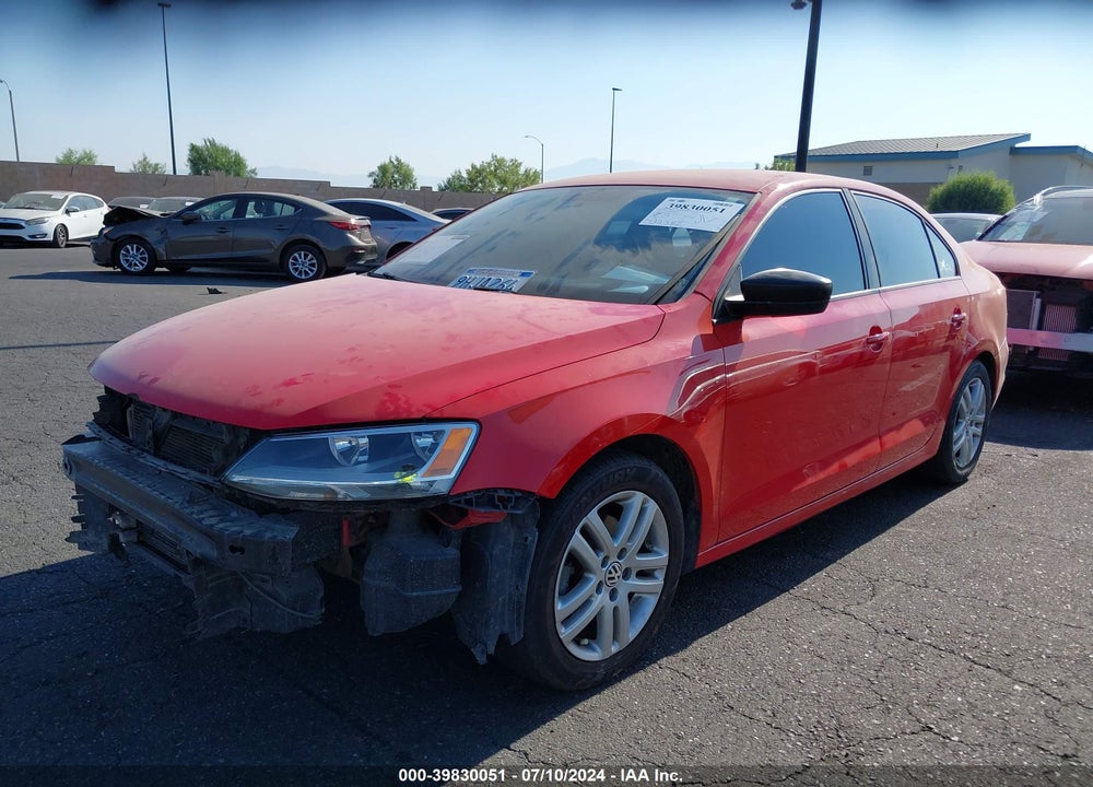 2015 VOLKSWAGEN JETTA 2.0L S VIN: 3VW2K7AJXFM245927