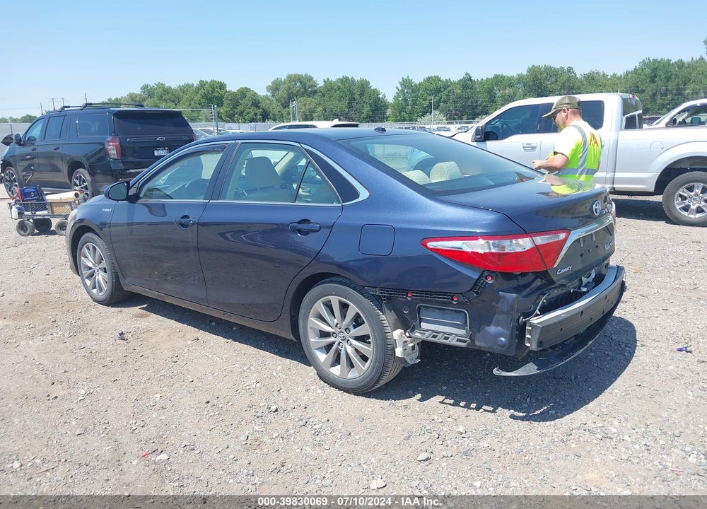 2017 TOYOTA CAMRY HYBRID XLE VIN: 4T1BD1FK0HU210481