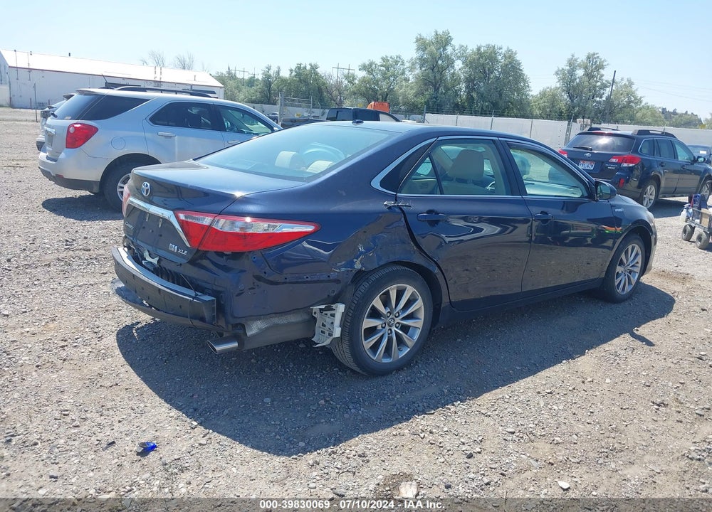 2017 TOYOTA CAMRY HYBRID XLE VIN: 4T1BD1FK0HU210481