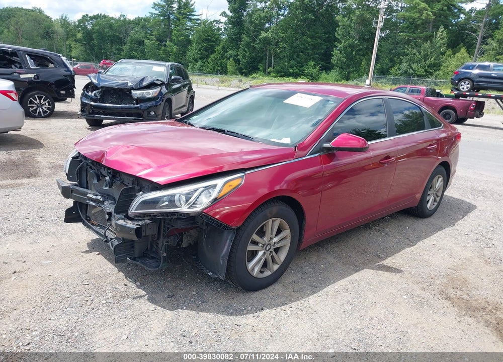2016 HYUNDAI SONATA SE VIN: 5NPE24AF0GH334603