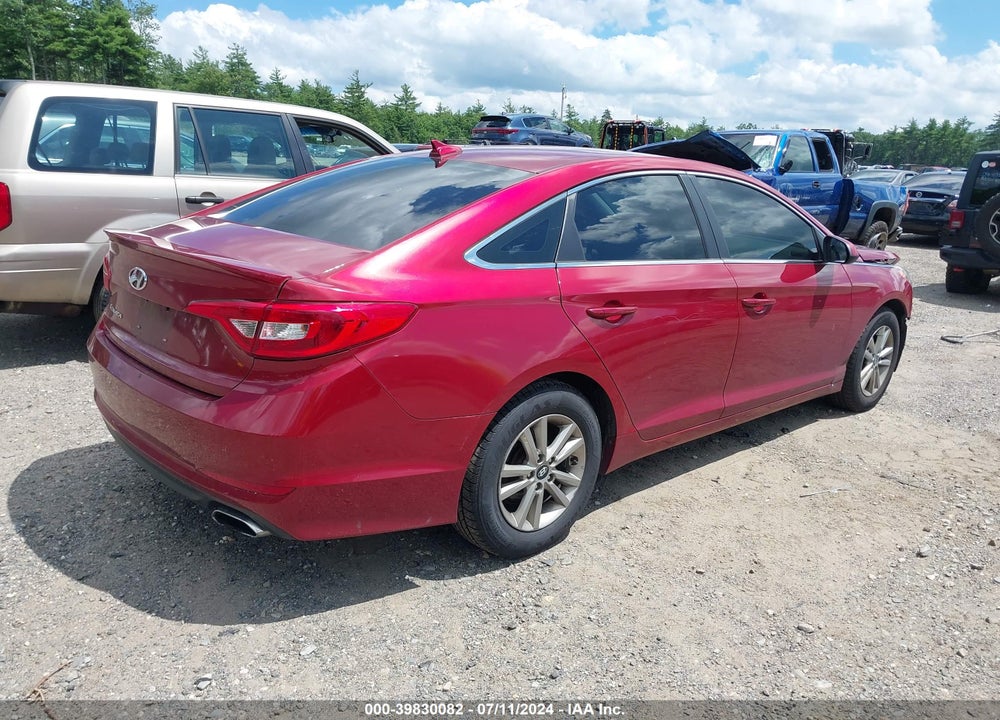 2016 HYUNDAI SONATA SE VIN: 5NPE24AF0GH334603