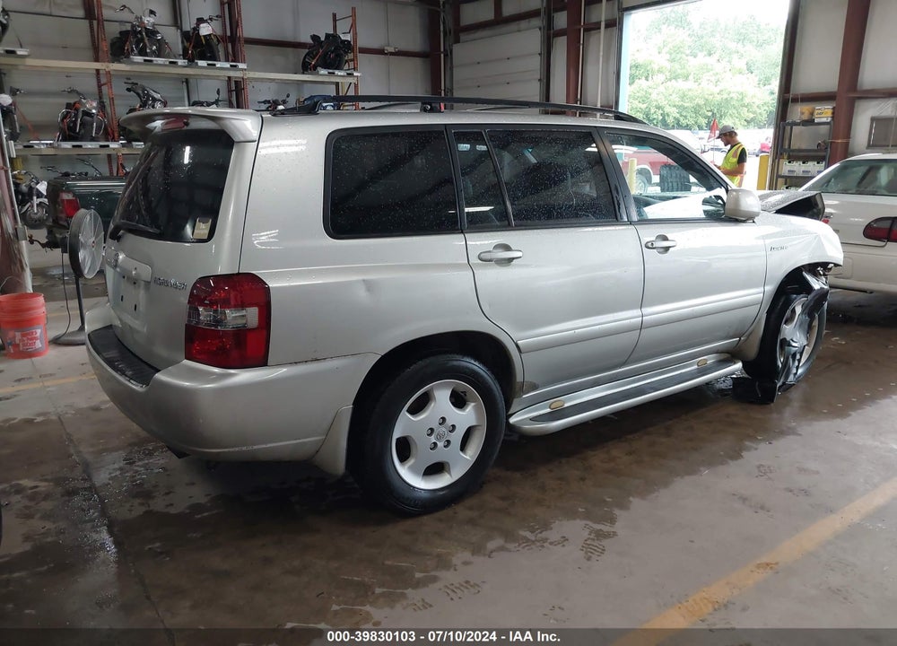 2004 TOYOTA HIGHLANDER LIMITED V6 VIN: JTEDP21A440035707