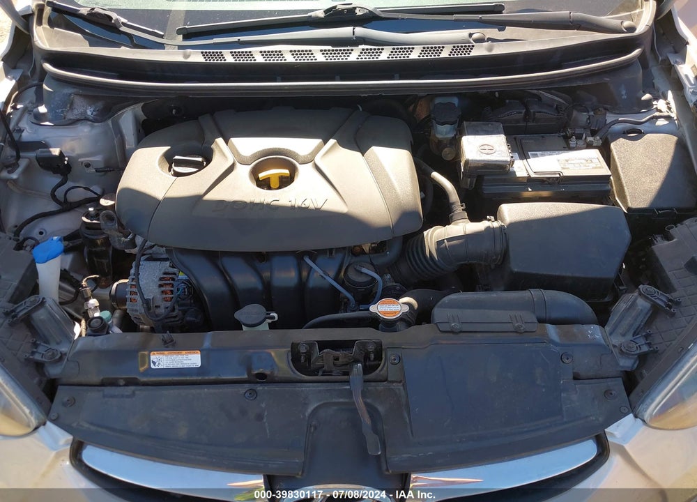 2012 HYUNDAI ELANTRA GLS VIN: 5NPDH4AE8CH062748