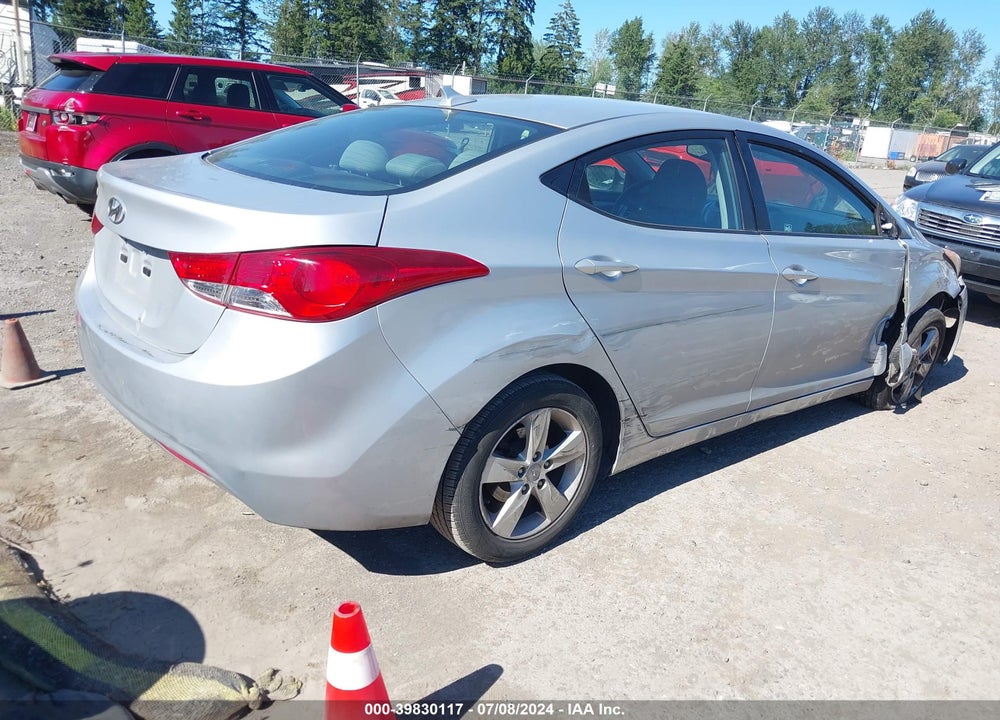 2012 HYUNDAI ELANTRA GLS VIN: 5NPDH4AE8CH062748