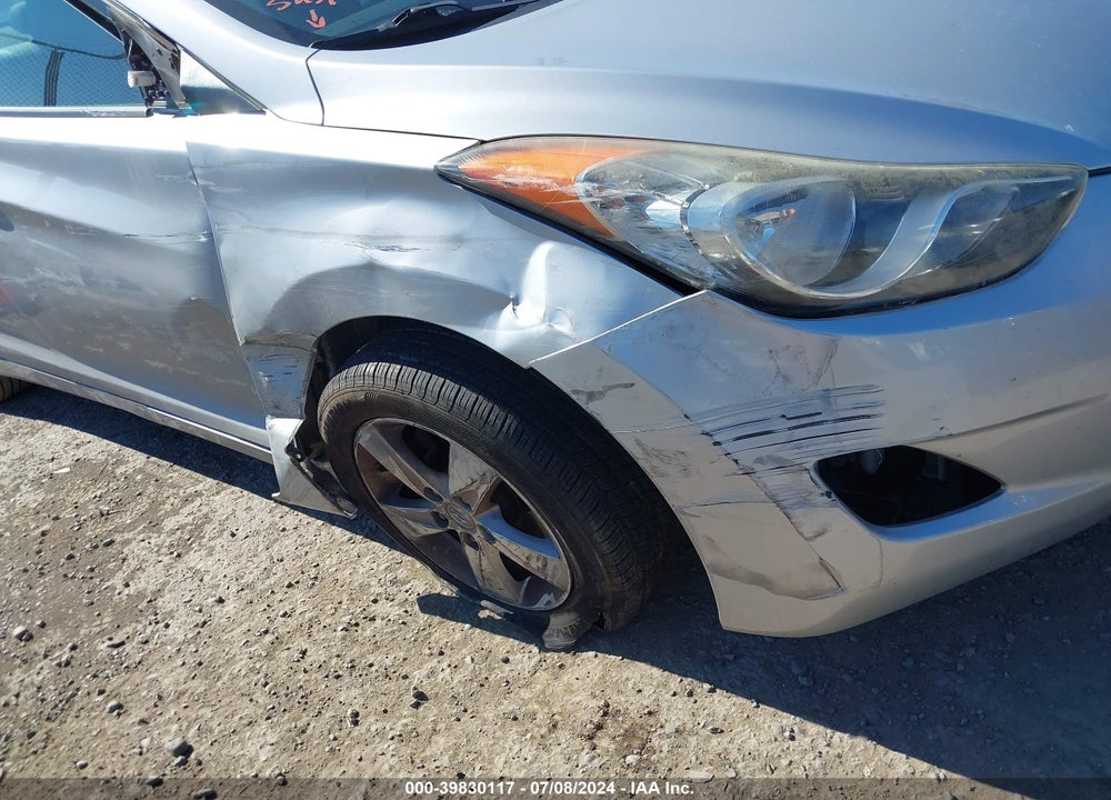 2012 HYUNDAI ELANTRA GLS VIN: 5NPDH4AE8CH062748