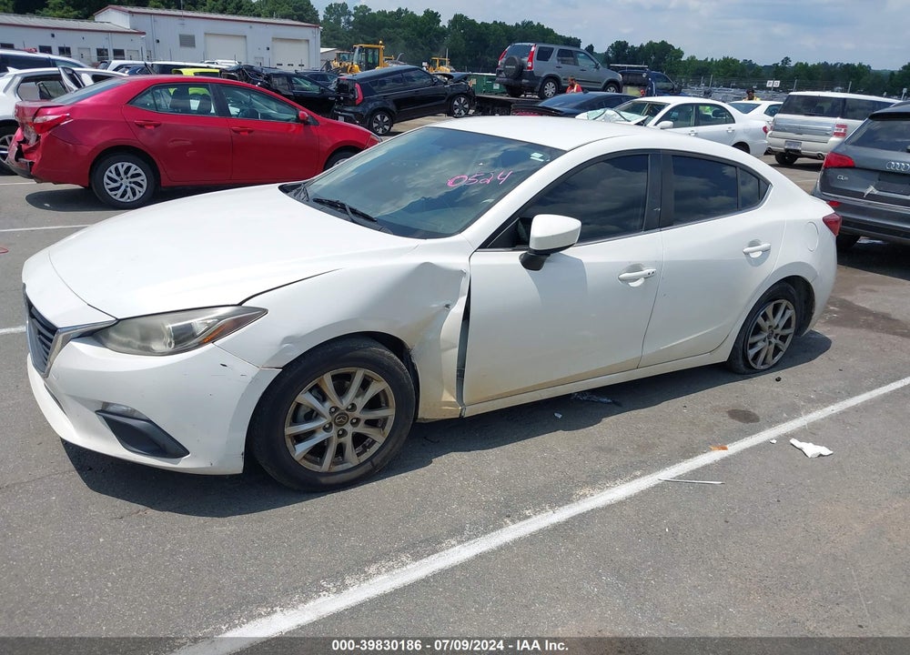 2014 MAZDA 3 I TOURING VIN: JM1BM1V75E1140524