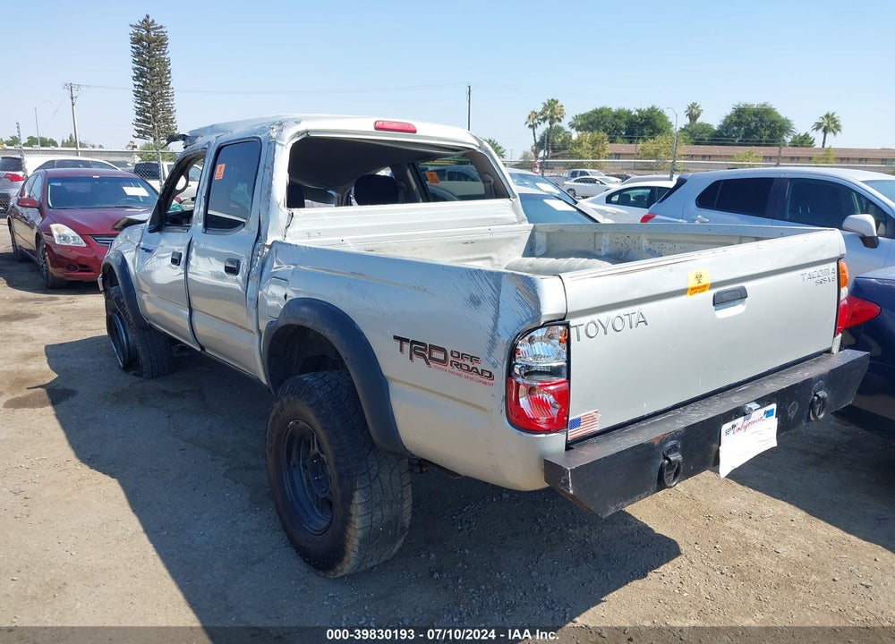 2002 TOYOTA TACOMA VIN: 5TEHN72N82Z001079