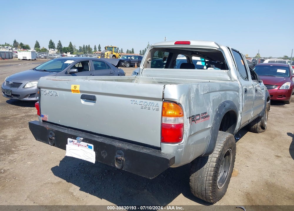 2002 TOYOTA TACOMA VIN: 5TEHN72N82Z001079