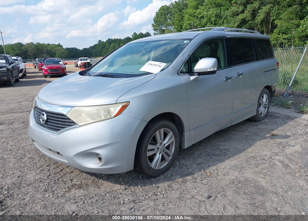 2012 NISSAN QUEST SL VIN: JN8AE2KP5C9035259