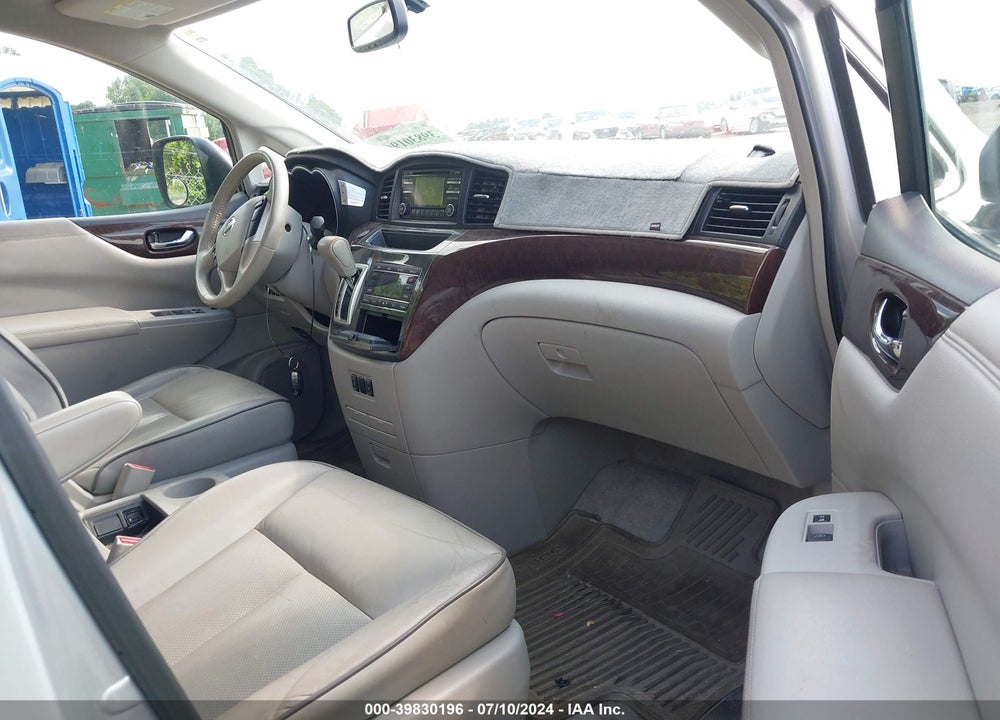 2012 NISSAN QUEST SL VIN: JN8AE2KP5C9035259