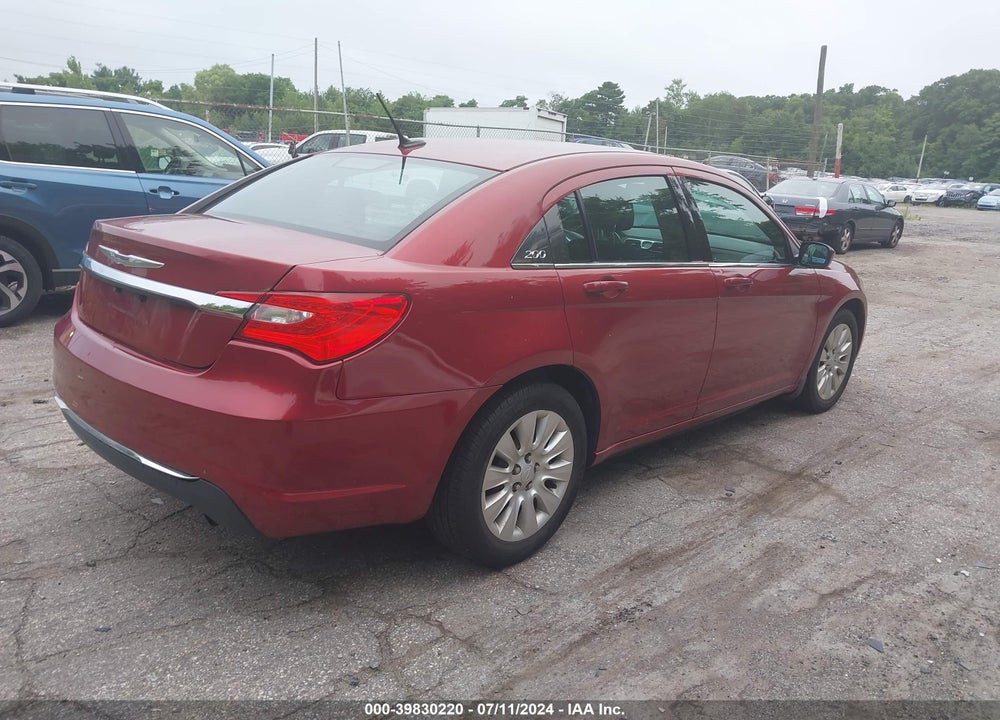 2014 CHRYSLER 200 LX VIN: 1C3CCBAB7EN141176