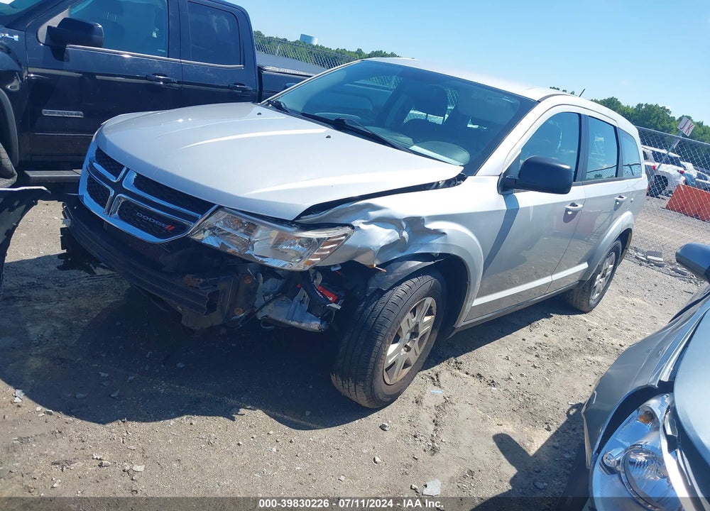 2012 DODGE JOURNEY SE/AVP VIN: 3C4PDCAB7CT390039