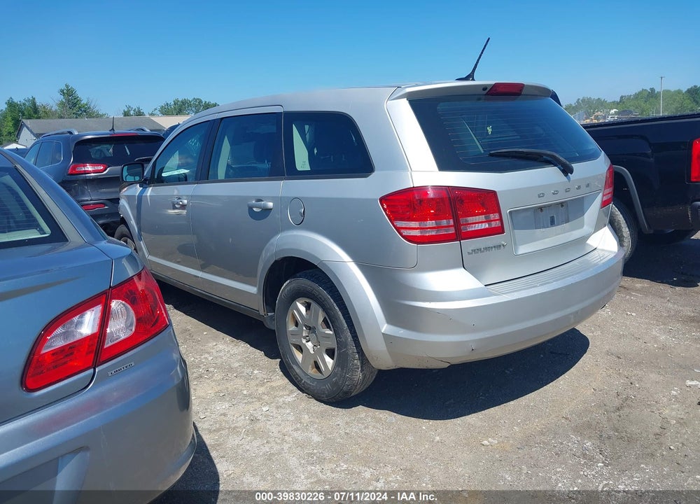 2012 DODGE JOURNEY SE/AVP VIN: 3C4PDCAB7CT390039