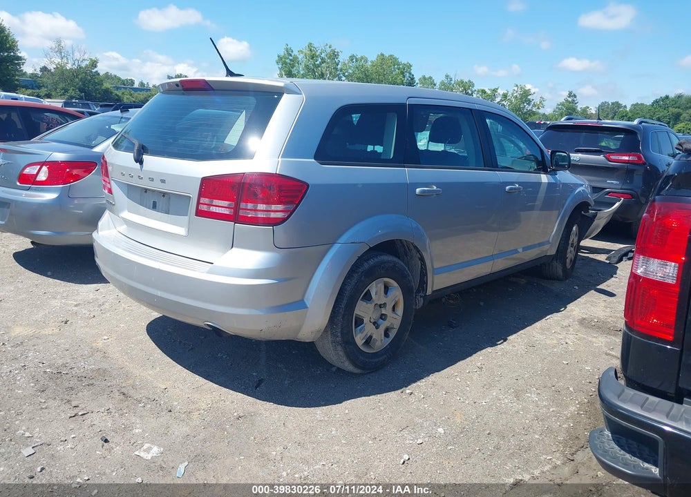 2012 DODGE JOURNEY SE/AVP VIN: 3C4PDCAB7CT390039