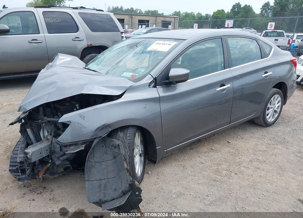 2018 NISSAN SENTRA SV VIN: 3N1AB7AP4JY295097