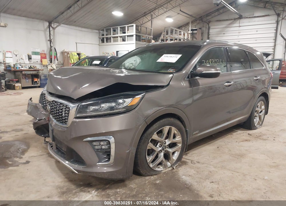 2019 KIA SORENTO 3.3L SXL VIN: 5XYPKDA57KG528772