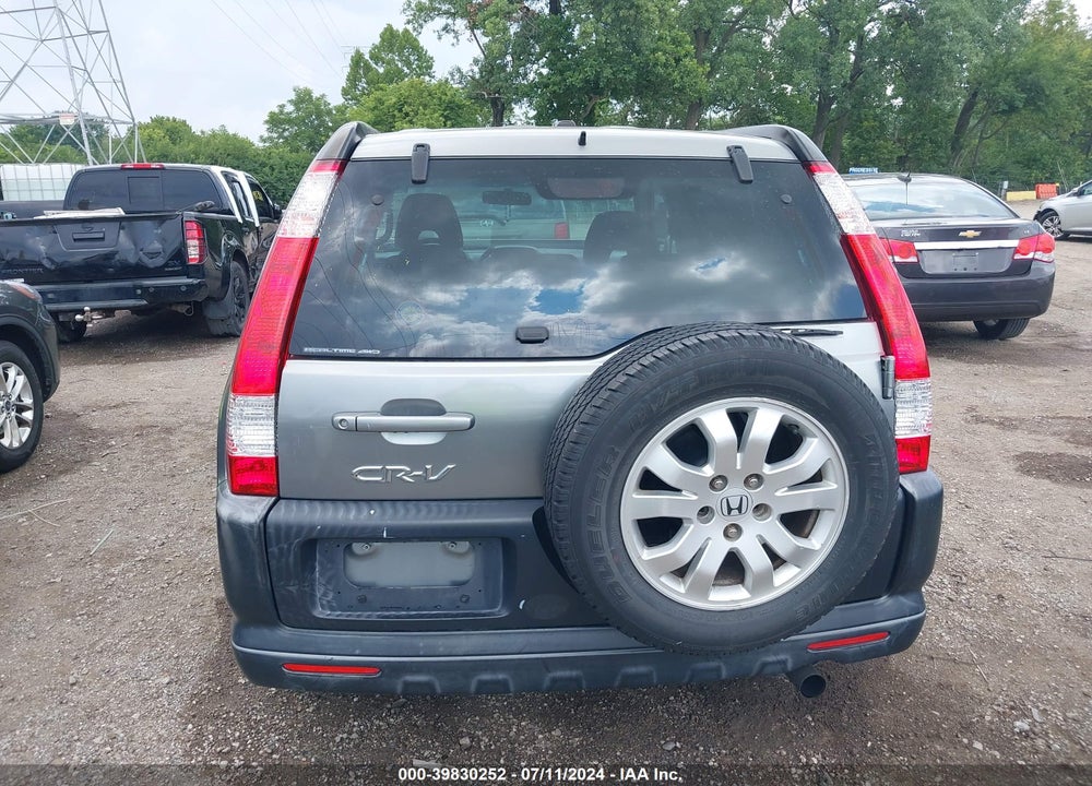 2006 HONDA CR-V EX VIN: JHLRD788X6C025755