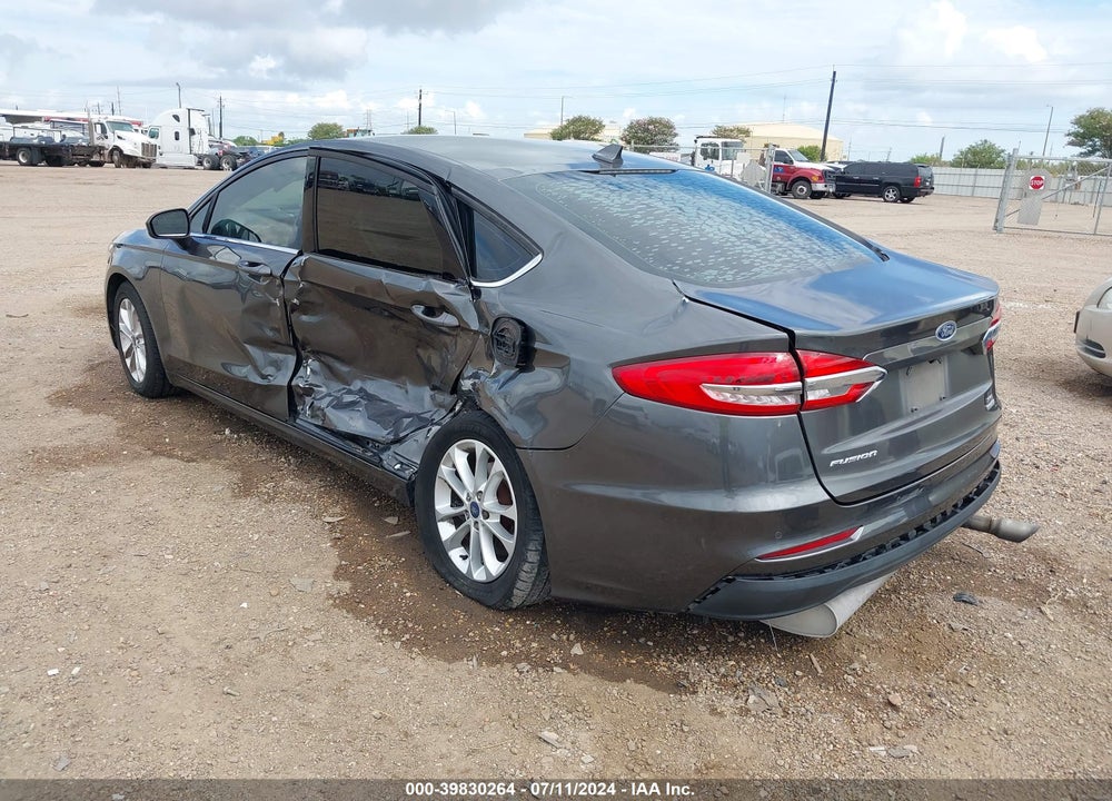 2019 FORD FUSION SE VIN: 3FA6P0HD2KR198313