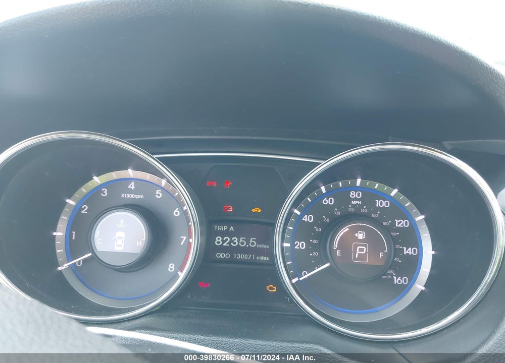 2011 HYUNDAI SONATA LIMITED VIN: 5NPEC4AC2BH037912