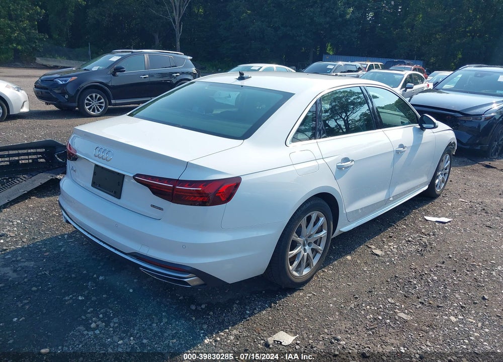 2021 AUDI A4 PREMIUM 40 TFSI QUATTRO S TRONIC VIN: WAUABAF49MN004777