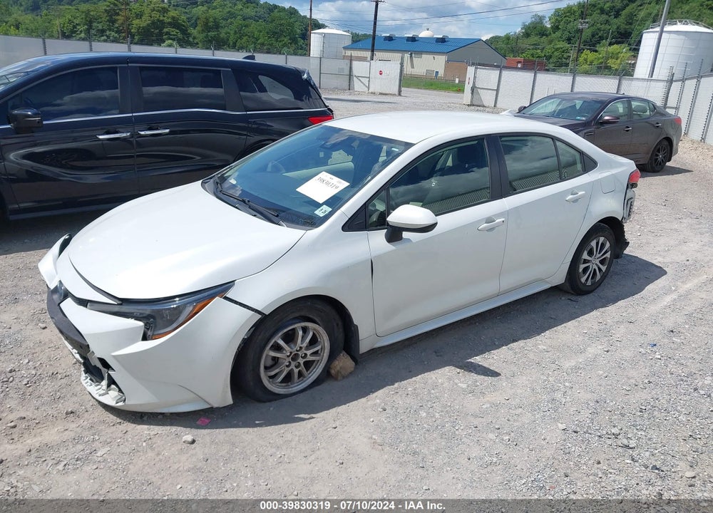 2022 TOYOTA COROLLA HYBRID LE VIN: JTDEAMDE5NJ039619