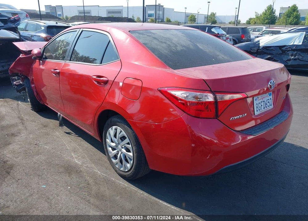 2019 TOYOTA COROLLA LE VIN: 5YFBURHE3KP898684