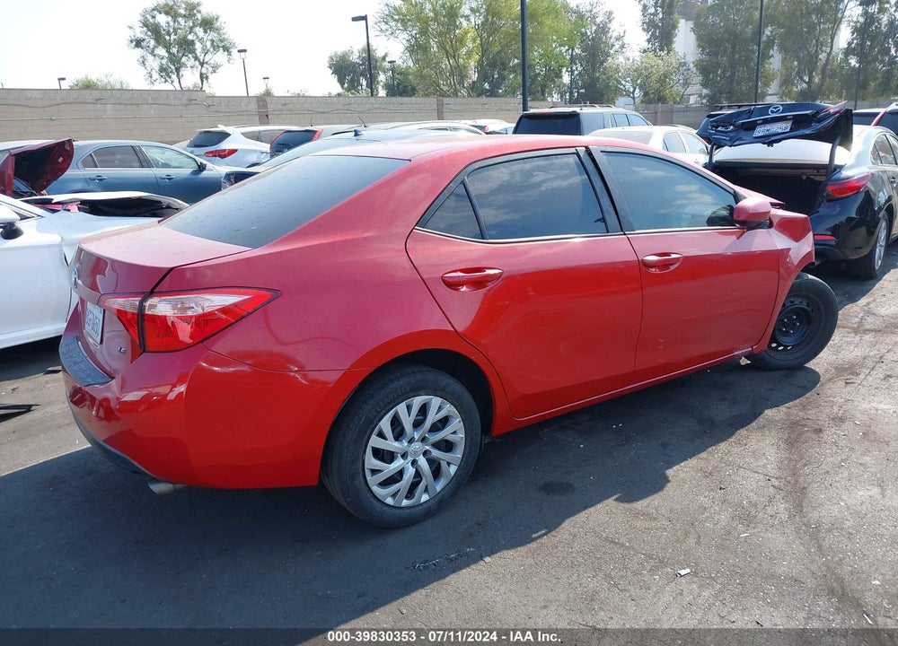 2019 TOYOTA COROLLA LE VIN: 5YFBURHE3KP898684