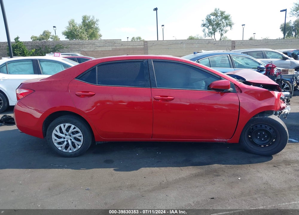 2019 TOYOTA COROLLA LE VIN: 5YFBURHE3KP898684
