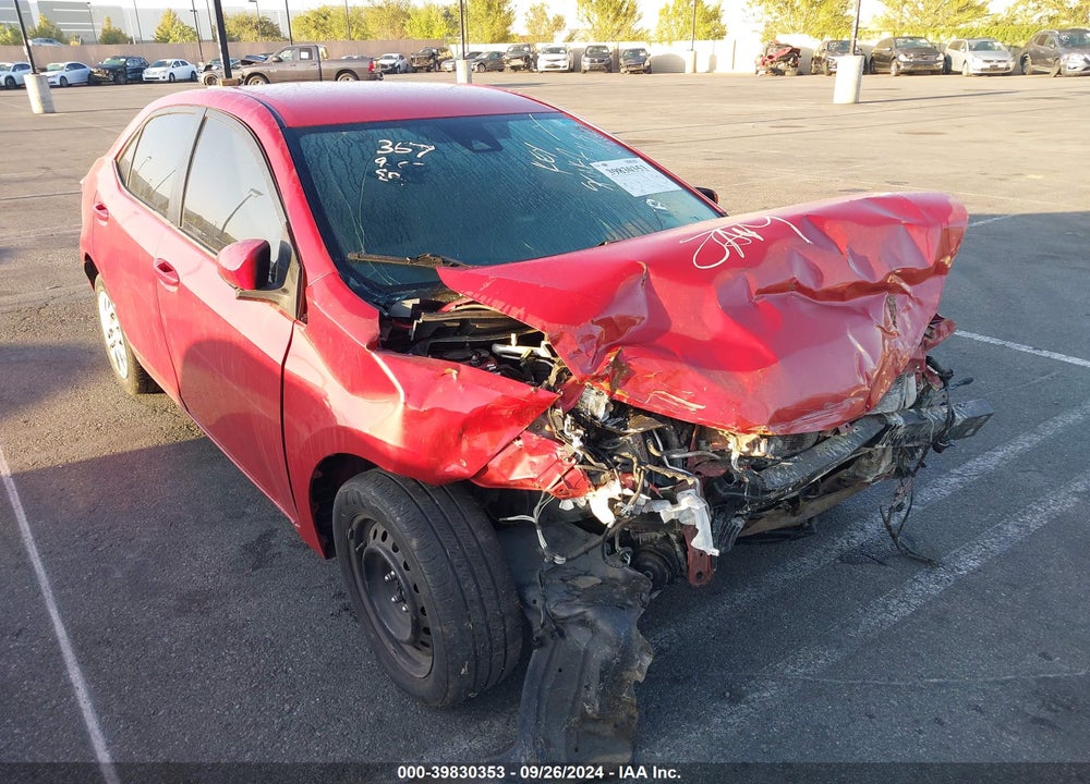 2019 TOYOTA COROLLA LE VIN: 5YFBURHE3KP898684