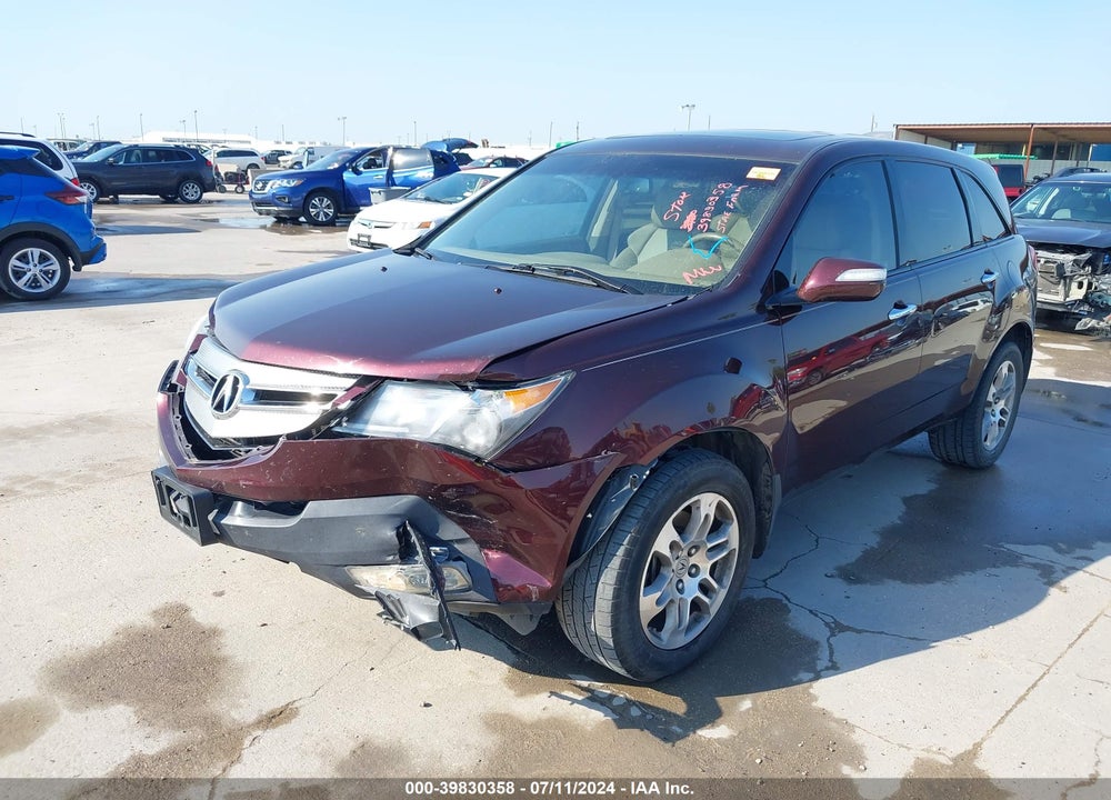 2009 ACURA MDX VIN: 2HNYD28239H525842