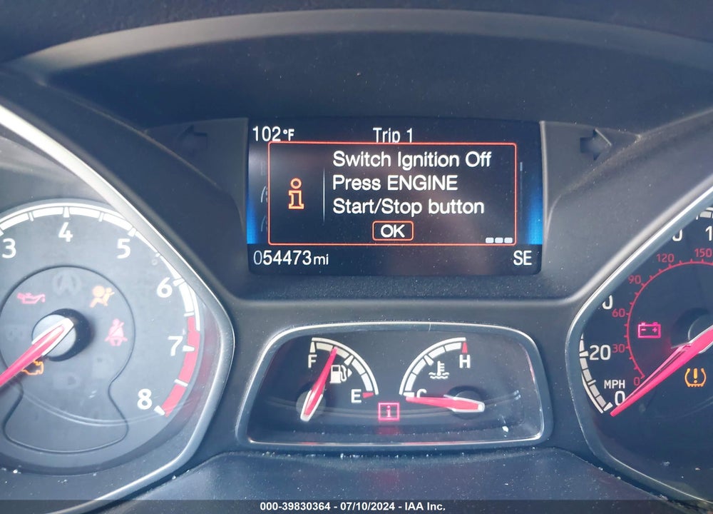 2017 FORD FOCUS ST VIN: 1FADP3L90HL214916