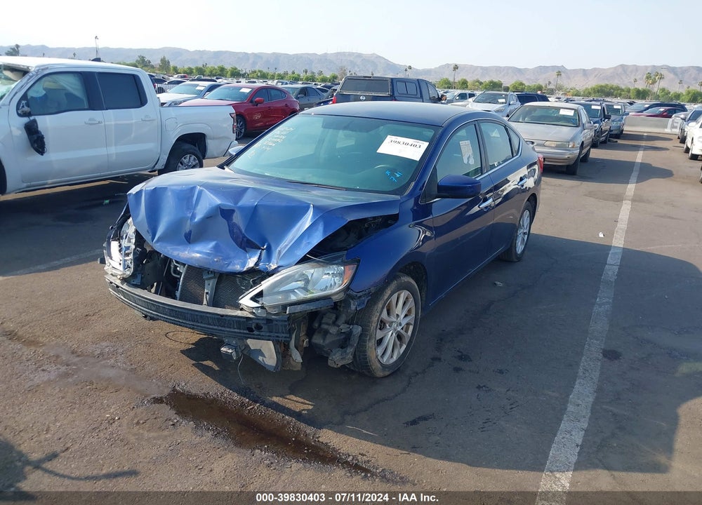 2019 NISSAN SENTRA SV VIN: 3N1AB7AP1KY427606