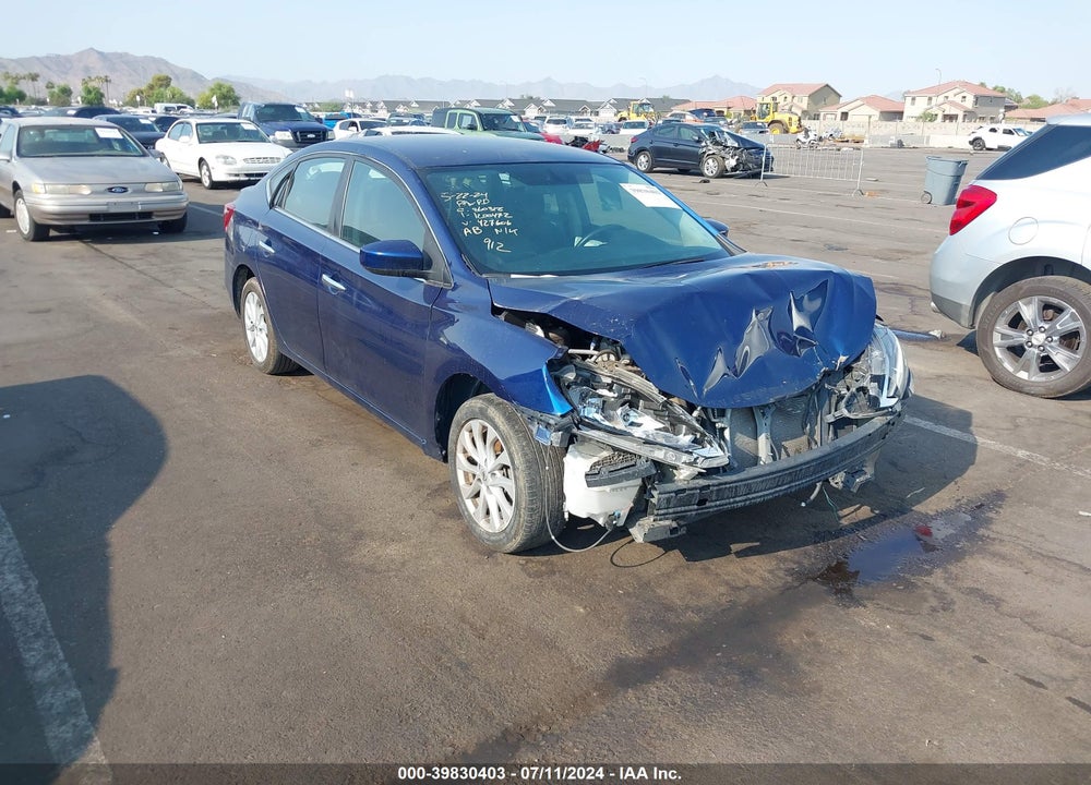 2019 NISSAN SENTRA SV VIN: 3N1AB7AP1KY427606