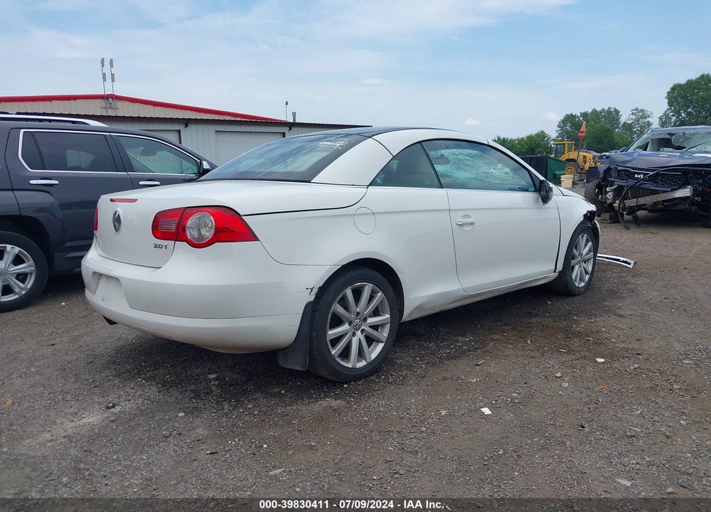 2008 VOLKSWAGEN EOS KOMFORT/TURBO VIN: WVWBA71F58V035018